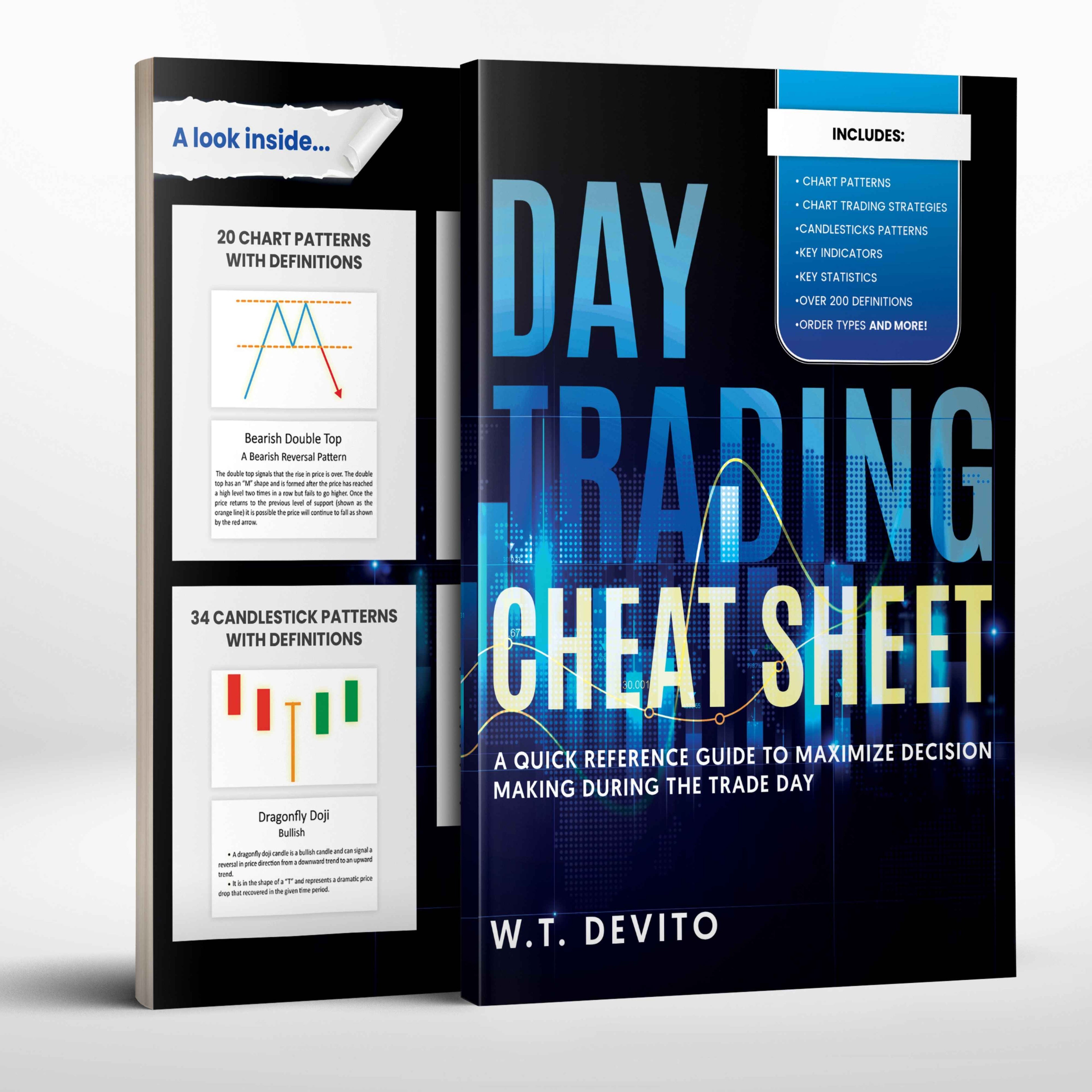 day trading cheat sheet book cover